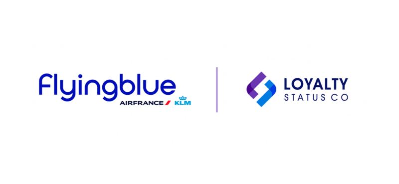 a group of logos with blue and purple text