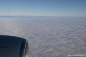 a view of clouds from an airplane