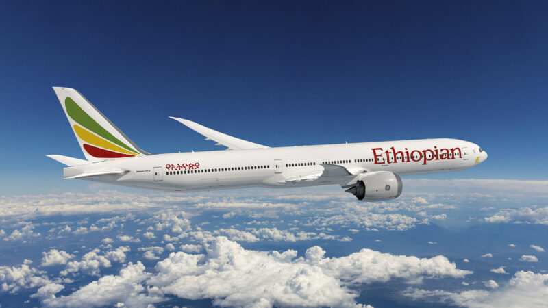 Boeing and Ethiopian Airlines announced today an agreement for the East African airline to purchase eight 777-9 passenger airplanes and the potential for up to 12 additional jets. (Image: Boeing)