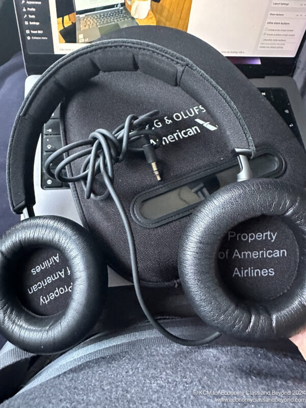 a pair of headphones on a laptop