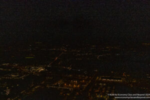 a city at night with lights