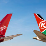 Virgin Atlantic and Kenya AIrways tailfins- Image, Virgin Atlantic