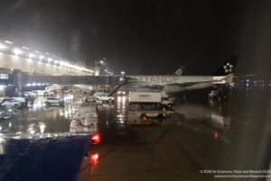 an airplane at an airport