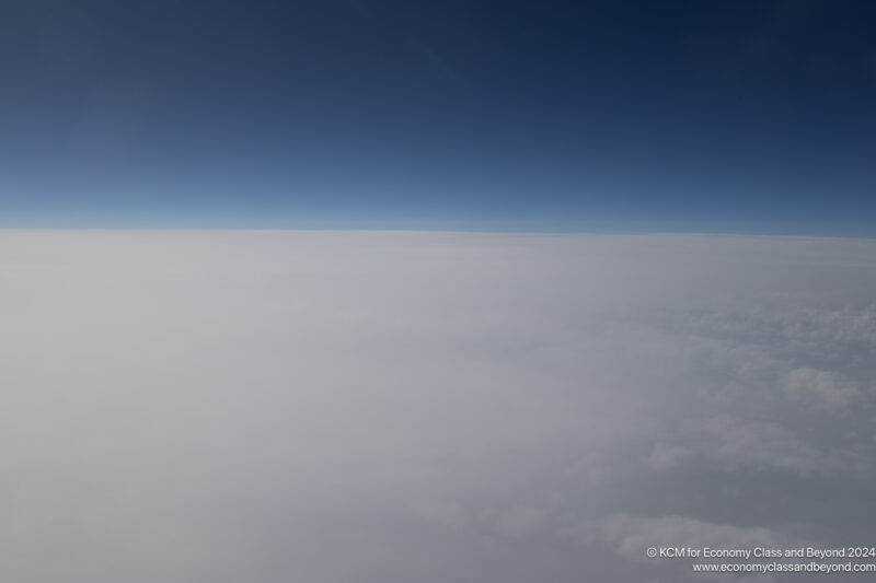a view of clouds from an airplane