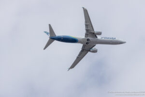 an airplane flying in the sky