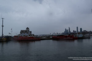 a two boats on the water