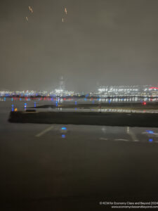 a blurry image of a city at night