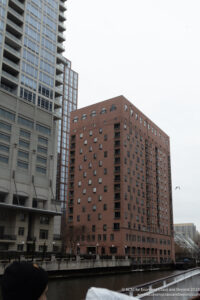 a tall building with many windows