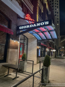 a building with a awning over it