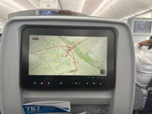 a screen on a plane