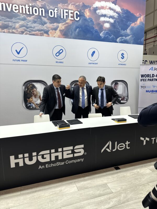 Hughes/AJet/TCI signing - Images ECaB