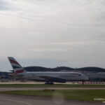 British Airways Airbus A380 taxiing to London Heathrow Terminal 5. Image, Economy Class and Beyond