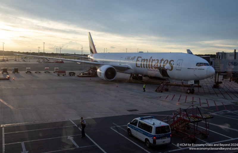 Emirates Boeing 777-300ER at Hamburg Airport - Image, Economy Class and Beyond