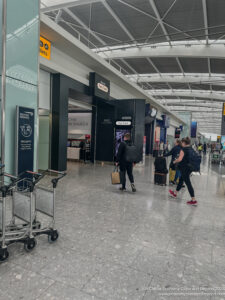 people walking in a terminal