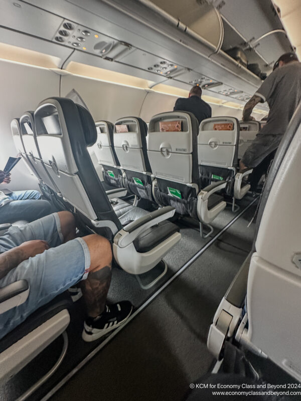 people sitting in an airplane