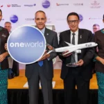 Andre Viljoen, the Managing Director, and CEO of Fiji Airways and Nat Pieper, oneworld CEO - Image, oneworld