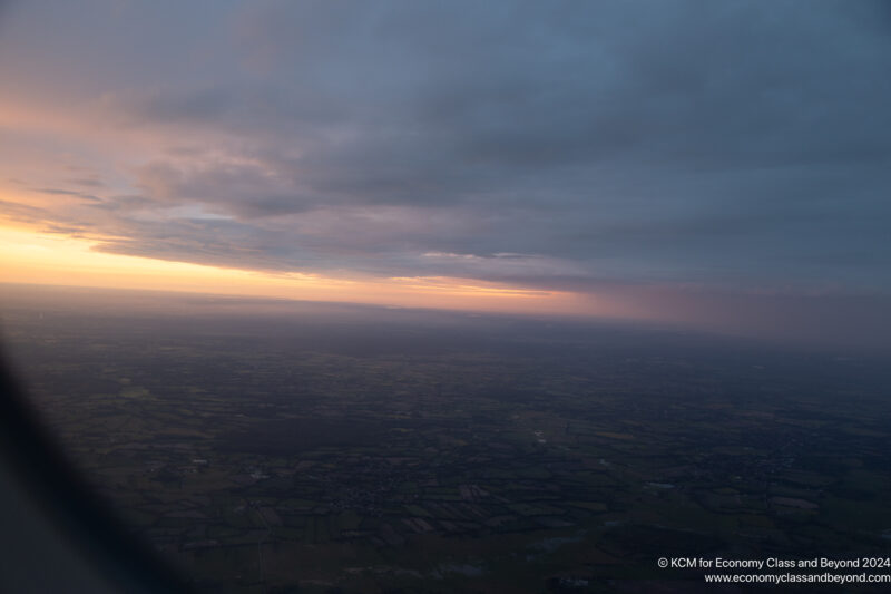 an aerial view of a landscape