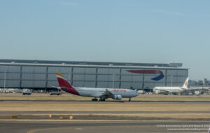 Iberia Airbus A330-200 landing at London Heathrow - Image, Economy Class and Beyond