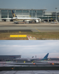 Gaurda Indonesa and SIngapore Airlines - Composite image, Economy Class and Beyond