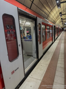 a train with doors open