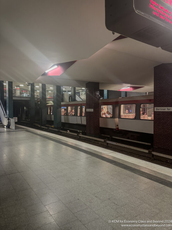 a train in a station