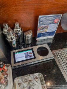 a bar counter with a bar counter and a bar counter