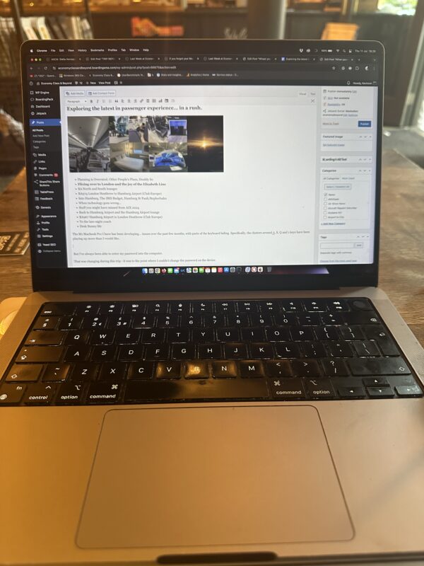 a laptop on a table