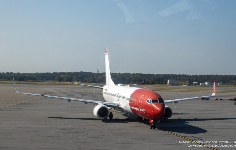 Norweigan Air Sweden Boeing 737-800 at Stockholm Arlanda Airport - Image, Economy Class and Beyond