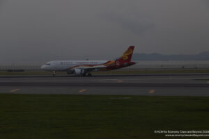 an airplane on a runway