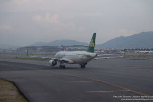 an airplane on a runway