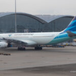 Gaurda Indonesia Airbus A330-300 at Hong Kong International Airport - Image, Economy Class and Beyond