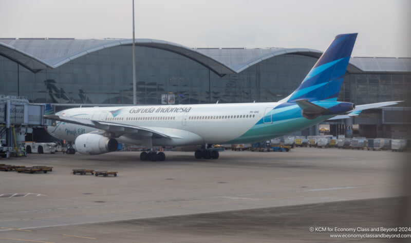 Gaurda Indonesia Airbus A330-300 at Hong Kong International Airport - Image, Economy Class and Beyond