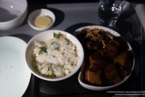 a bowl of rice and meat in a bowl