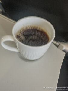 a cup of coffee on a table