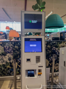 a machine with a screen and a screen on it