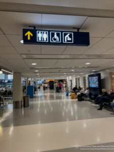 people sitting in a terminal