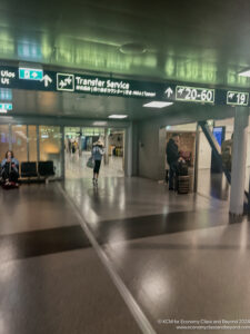 people walking in an airport