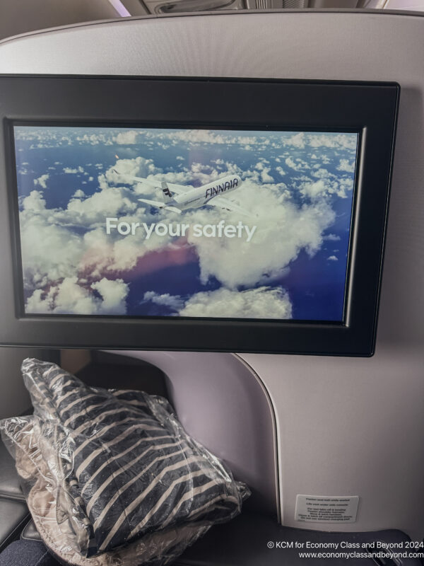 a screen on a plane