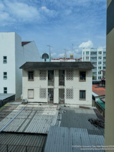 a building with a roof
