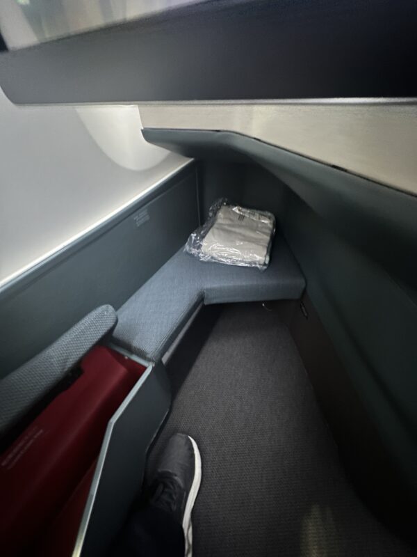 a seat in a plane