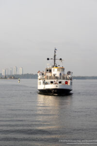 a boat on the water