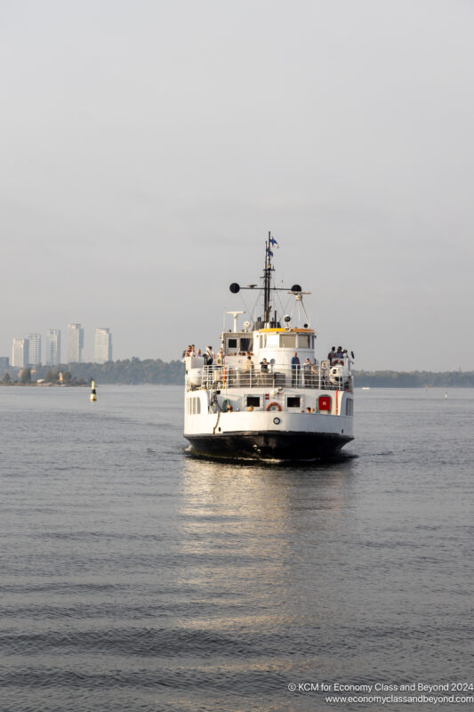 a boat on the water