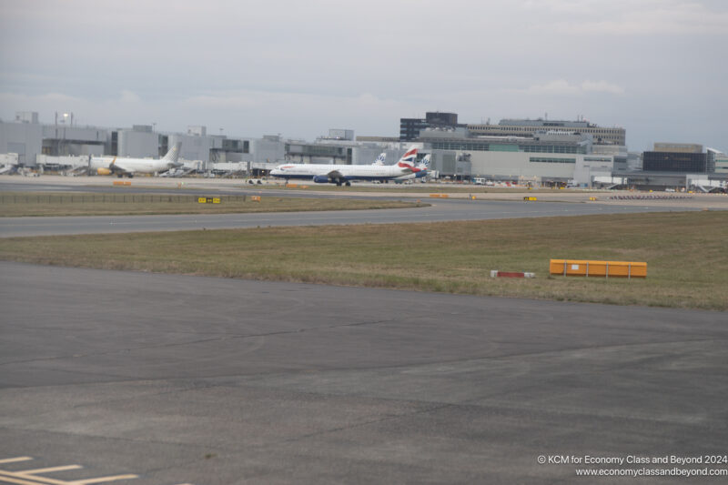 airplanes on the runway