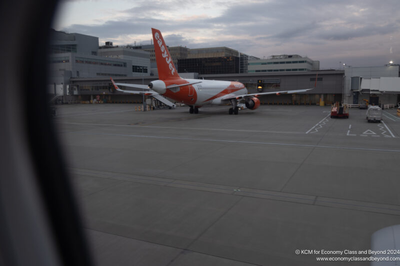 an airplane on the tarmac