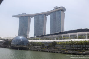 Marina Bay Sands next to a body of water