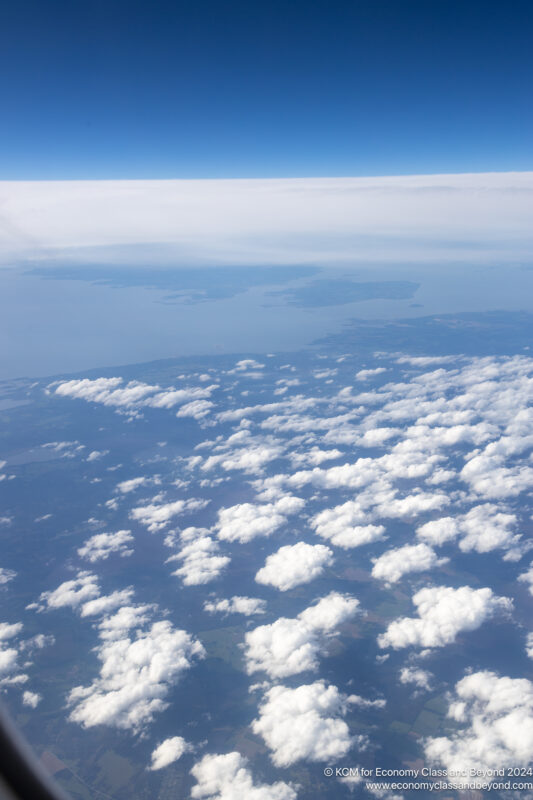 clouds and clouds from above