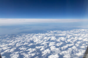 clouds and sky above the clouds