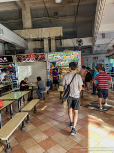 people inside a food court