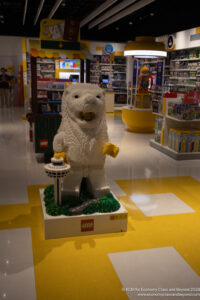 a statue of a lion made of legos