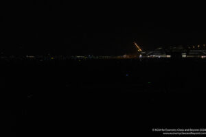 a city at night with lights